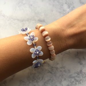 4 for $20 🌹 Floral & beaded bracelets